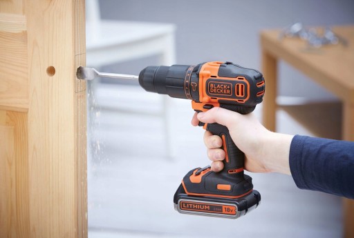 Отвертка ударная 18В 40Нм в кейсе Black+Decker BDCHD18NT