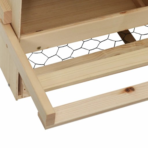 Gniazdo dla kur, 5 przegród, 117x33x38 cm, lite d