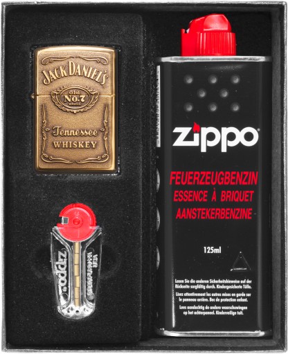 Подарочный набор зажигалки ZIPPO JACK DANIELS №7*№1