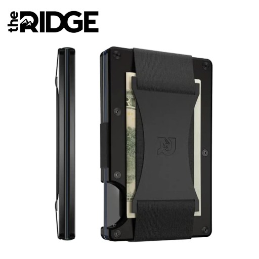 Мужской кошелек The Ridge с блокировкой RFID, роскошный брендовый держатель для кредитных карт с идентификатором