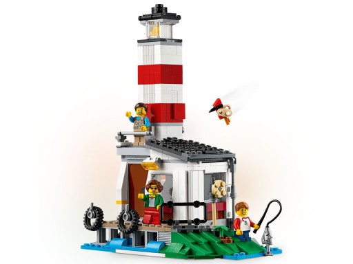 Oryginalne LEGO 31108 Creator 3w1 Wakacyjny kemping z rodziną Klocki Duże