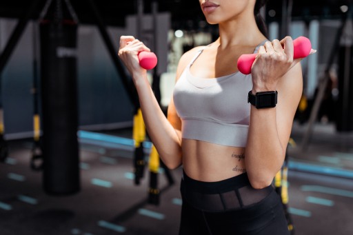 Zestaw fitness hantelki ciężarki neoprenowe 2x 0,5