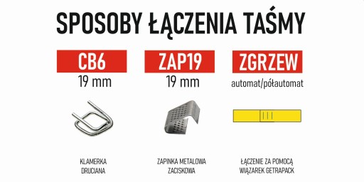 Полипропиленовая крепежная лента ПП с PRINT 19