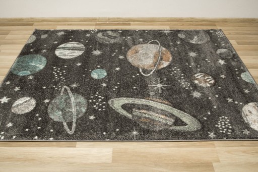 300x400 см ГРАФИТОВЫЙ КОВЕР LIMA PLANETS SPACE GALATICA