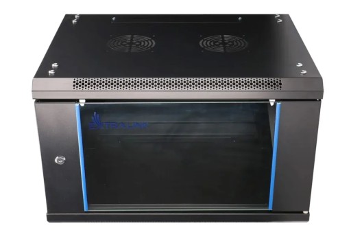 Extralink EX.7225 стойка 6U Шкаф настенный Черный