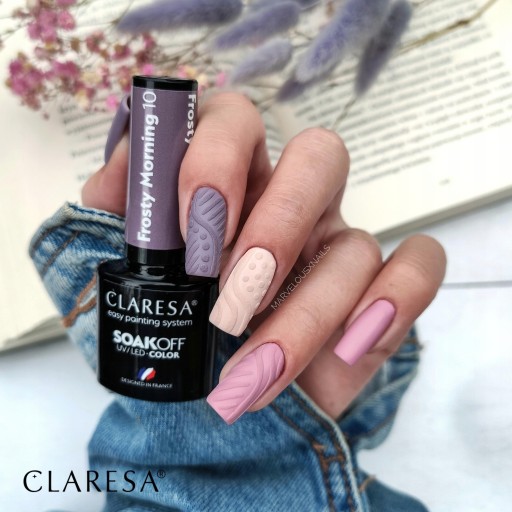 Большой дополнительный набор гелевых ногтей Claresa.