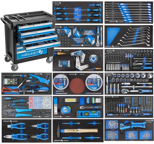 HOGERT HT7G050 ИНСТРУМЕНТАЛЬНАЯ ТЕЛЕЖКА 544 PROFI КРАКОВ