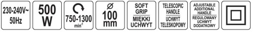 SZCZOTKA CZYSZCZENIA MCHU CHWASTÓW KOSTKI CHODNIKA