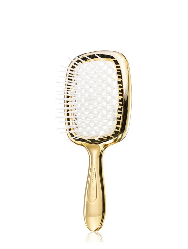 МАЛЕНЬКАЯ ЩЕТКА ДЛЯ ВОЛОС JANEKE SUPERBRUSH АНТИСТАТИЧЕСКАЯ ЗОЛОТО-БЕЛАЯ