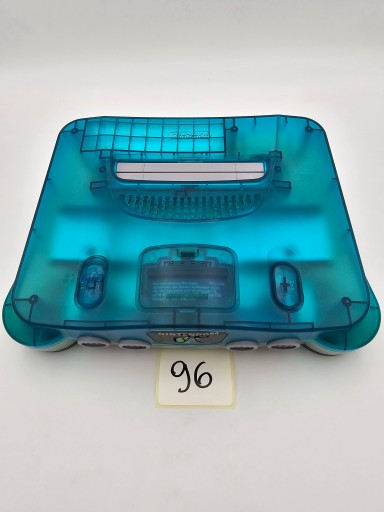 КОНСОЛЬ NINTENDO 64 ЕВРОПЕЙСКАЯ ВЕРСИЯ ПРОЗРАЧНАЯ СИНЯЯ ОРИГИНАЛЬНЫЕ АКСЕССУАРЫ