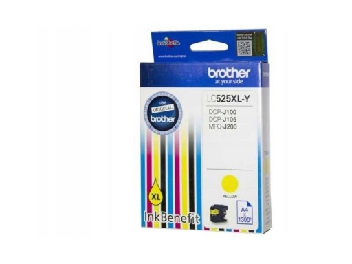 ОРИГИНАЛЬНЫЙ КАРТРИДЖ BROTHER LC-525XLY Желтый