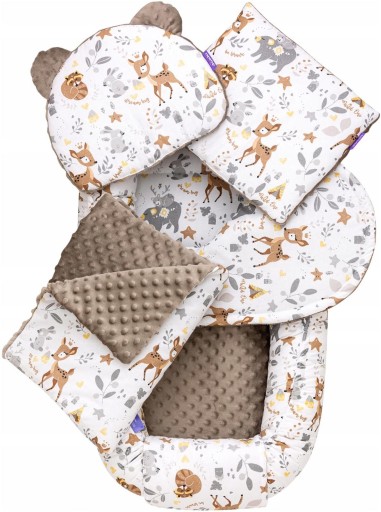Комплект Comfort MINKY Baby COCOON 5в1 JUKKI