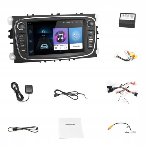 РАДИО 2 DIN FORD ANDROID 8.1 WIFI GPS НАВИГАЦИЯ