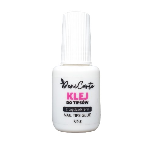TIPSY FLEXIBLE BEZBARWNE 120SZT ALMOND MIGDAŁ+KLEJ DO TIPSÓW + NAKLEJKA
