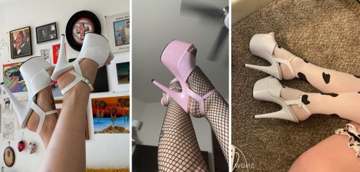 СЕКСУАЛЬНЫЕ ЖЕНСКИЕ ТУФЛИ НА ПЛАТФОРМЕ, БЕЛЫЕ ТУФЛИ SexyHeels, размер 35