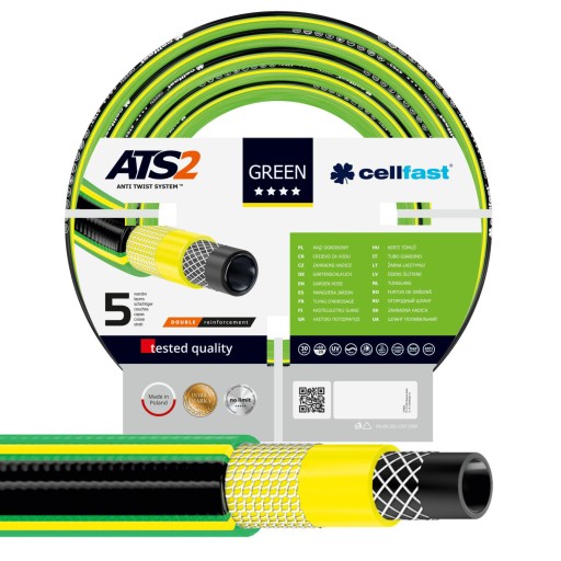 CELLFAST 5-СЛОЙНЫЙ САДОВЫЙ ШЛАНГ 30 БАР 1/2 ДЮЙМА 50М