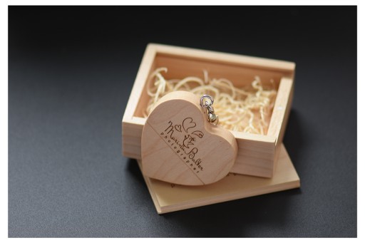 Свадебный подарок USB Pen Drive 64 ГБ в форме сердца