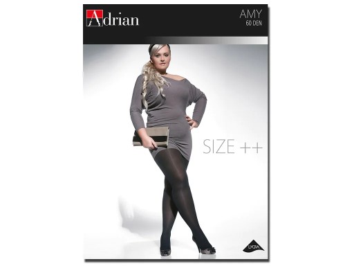 Колготки Amy Adrian размером 60 ден плюс 7 Nero