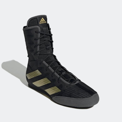 ТРЕНИРОВОЧНЫЕ ВЫСОКИЕ БОКСЕРСКИЕ КРОССОВКИ ADIDAS BOX HOG 4 GZ6116, размер 38 2/3