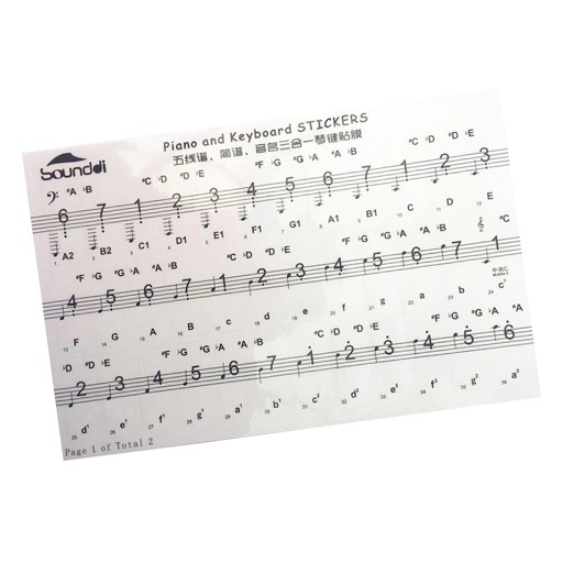 1 комплект наклеек на клавиатуру Na Keyboard