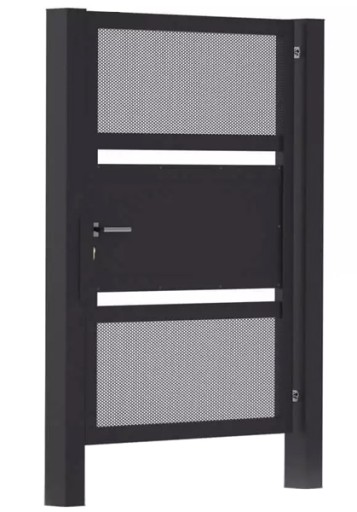 Brama Wjazdowa Dwuskrzydłowa INCOGNITO BR1822 Ocynk + RAL 120x300 cm
