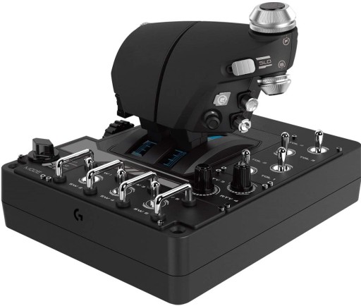 Джойстик LOGITECH G Saitek PRO X56 H.O.T.A.S RGB для моделирования полета