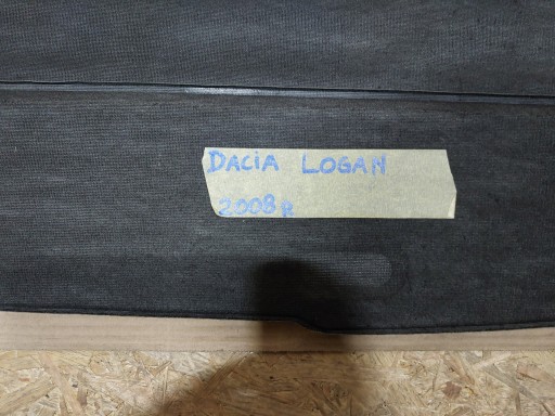 DACIA LOGAN I MCV ШТОРКА БАГАЖНИКА 06-12 ОРИГИНАЛЬНЫЙ ЧЕРНЫЙ