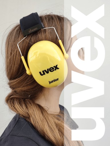 ЛЕГКИЕ НАШУШКИ, ЗВУЧАЮЩИЕ НАУШНИКИ ДЛЯ ДЕТЕЙ UVEX JUNIOR