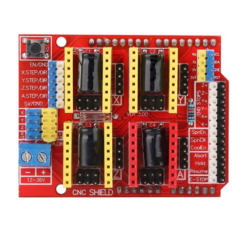 Комплект платы расширения гравировального станка CNC Shield V3 Stepstick DRV8825