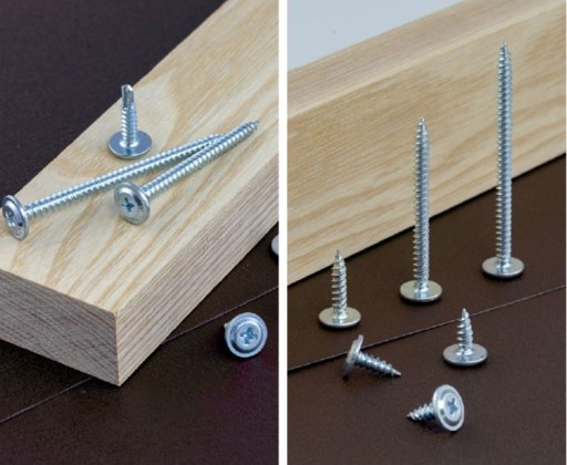 WKRĘTY PODKŁADKOWE SAMOGWINTUJĄCE 4,2x16mm METAL DREWNO 1000szt OCYNK KLIMA