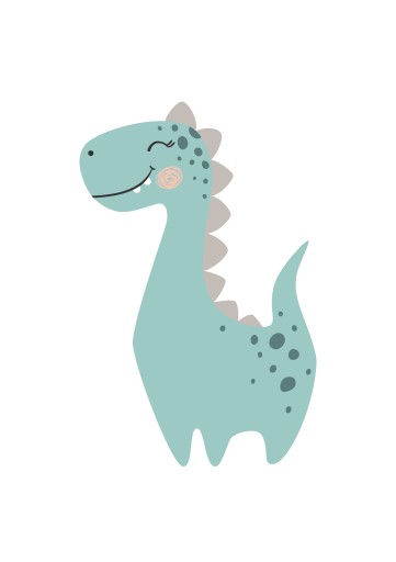 Zestaw 3 PLAKATY dziecięce DINOZAURY A3