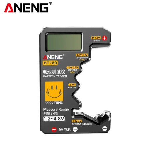 ANENG BT189 ЦИФРОВОЙ ЖК-ТЕСТЕР БАТАРЕИ