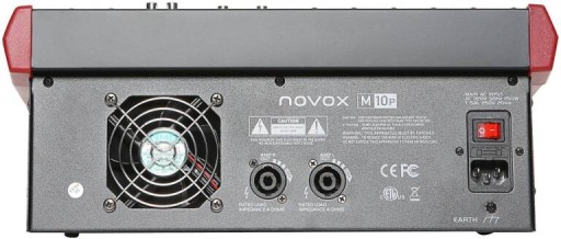 NOVOX M10P POWER MIXER 8 ВХОДОВ USB SD MP3 PHANTOM