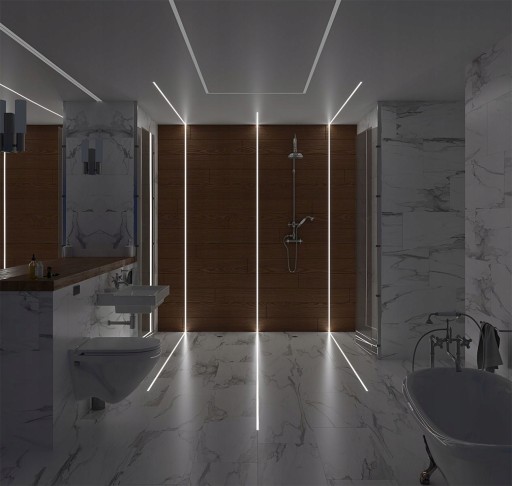 PROFIL LED WODOODPORNY IP65 IP67 TERRA BIAŁY 2m