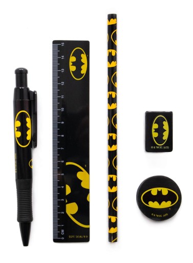 Przybory szkolne Batman Core Zestaw przyborów 6 szt