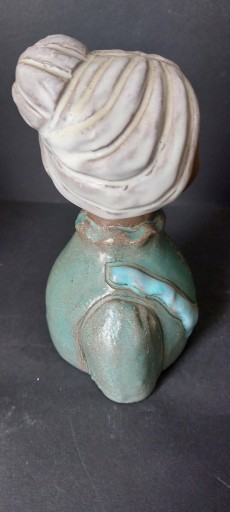 Figurka Dama Vallis Keramik lata 70 te vintage design