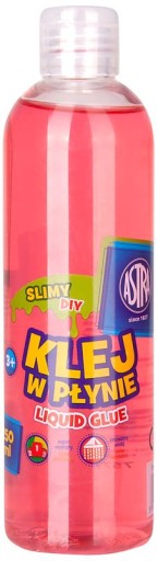 KLEJ W PŁYNIE 250ml RÓŻOWY SLIME ASTRA