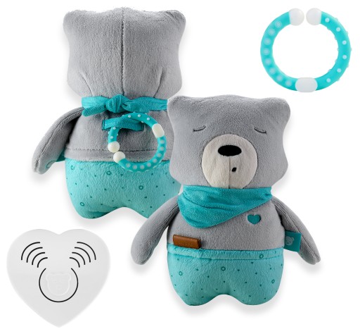 SZUMISIE SZUMIS LUCAS KISING BEAR ОТ КОЛИК + ПРОРЕЗЫВАТЕЛЬ