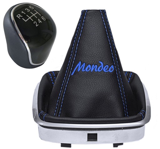 Ford Mondeo IV 4 MK4 2007-2014 Ручка переключения передач + вышивка на сильфоне 6B