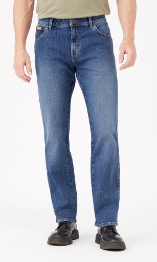 ДЖИНСЫ Wrangler TEXAS AUTHENTIC ПРЯМЫЕ The Moment ТЕМНЫЕ W33 L32