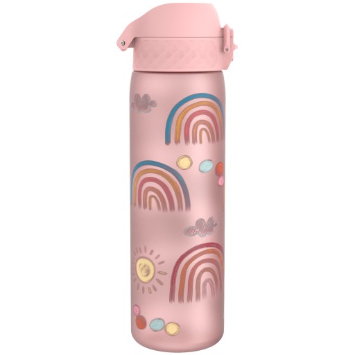Бутылка для воды Розовая бутылочка для девочек Rainbow Rainbow ION8 0,5 л