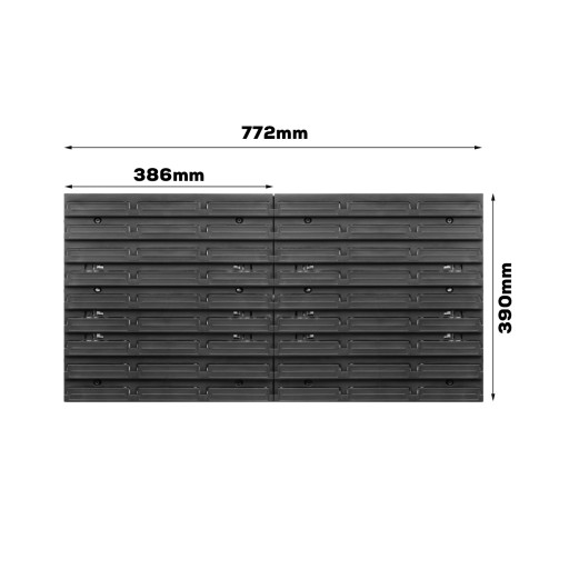 Доска для инструментов мастерская 39 x 78 см +22 лотка