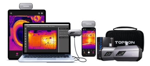 ТЕПЛОВИЗИОННАЯ КАМЕРА IPHONE IOS TOPDON TC002 C АДАПТЕР ОСВЕЩЕНИЕ USB C IOS
