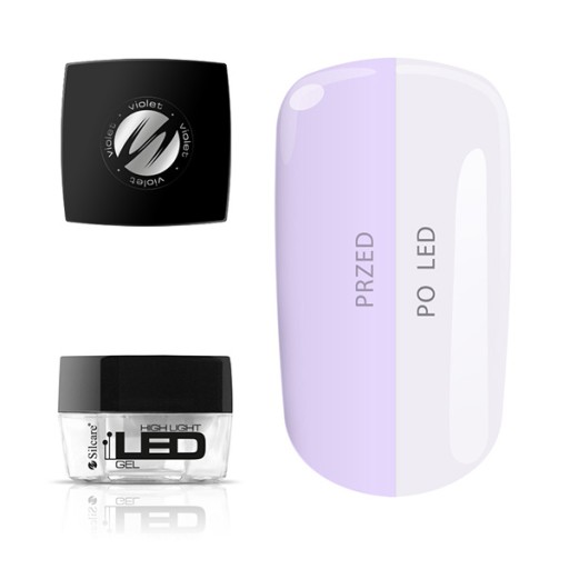 Silcare Builder Гель УФ для ногтей High Light LED VIOLET 15 г