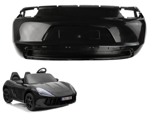 LEAN CARS Бампер задний для автомобиля Perfecta YSA021, черный