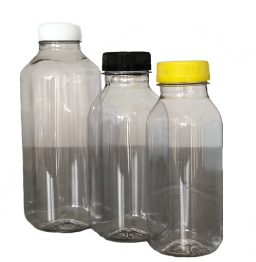 BUTELKA PET KWADRATOWA 400ML 10 SZT