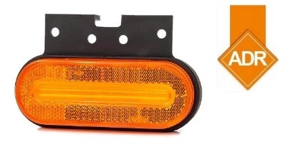 LAMPA OBRYSOWA KĄTOWA LED FT-070 ŻÓŁTA FRISTOM ADR