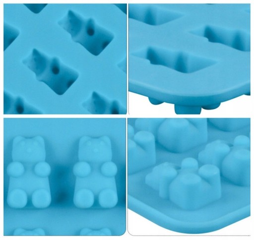 JELLY MOLDER пралине HARIBO BEARS ICE JELLY MOLDER ледяные мишки + ПИПЕТТА