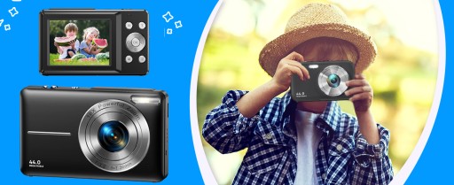 ЦИФРОВАЯ HD КАМЕРА МИНИ-КАМЕРА ДЛЯ ДЕТЕЙ 44MP
