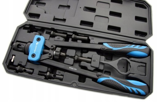Nitownica do nitonakrętek M3-M10 Hogert + zestaw nitonakrętek M3-M10 150szt